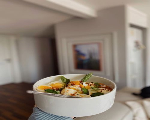 Simple homemade meal with everyday ingredients, fresh and colourful